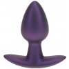 Ouch! Smooth Silicone Anal Plug Small Metallic Purple