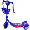 Kolobežka detská 3 kolieska MODRÁ - svietiaca