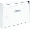 Poštová schránka BK.24.B, 320 × 240 × 60 mm, oceľ, biela, BK.24.B