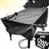 Ochranný obal na záhradný stôl 150 x 150 x 95 cm čierny