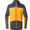 Haglöfs ROC Flash Mid Hood mikina, tmavosivá/žltá XXL