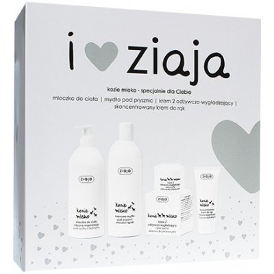 Ziaja Goat´s Milk krémové sprchové mýdlo 500 ml + telové mlieko 400 ml +  denní pleťová péče 50 ml + krém na ruce 50 ml pre ženy darčeková sada od  6,16 € - Heureka.sk