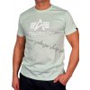 Alpha Industries Basic T Shirt Mint tričko pánske Farba: zelená, Veľkosť: XXL