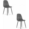 Stolička ASTI - tmavosivý zamat x 2 9401 71 00 00