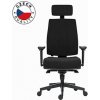 Powerton ERGO JANA Kancelářské ergonomické křeslo, Černé