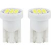 Žiarovky parkovacie T10 3 SMD LED biele 6000K - 2 ks