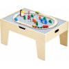 SucceBuy Železničná Súprava pre Deti 320ks 81x 53,6x39,5CM Detský Stolík