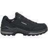 LOWA Pánske trekové topánky RENEGADE GTX LO black/graphite - čierne Veľkosť EU: 44,5
