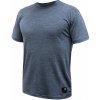 Pánske tričko kr.rukáv SENSOR MERINO LITE mottled blue XL