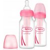 Dr. Browns s úzkym hrdlom options 2x250 ml ružová