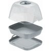 Prosperplast RESPANA TABLE GREENHOUSE Sadbovač 25,7x19,6x18,5cm sivý kameň DREM260