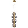SPLENDOR LED PENDANT 18W 3000K, BRASS+SMOKY GREY