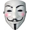 Maska karnevalová - Anonymous V ako Vendetta - perleťová