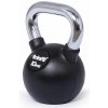 TRINFIT Kettlebell kov / guma s chrom madlem PREMIUM 10 kg