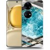 Picasee silikónový prehľadný obal pre Huawei P50 - Blue geometry