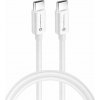 ForCell USB kabel F-ENERGY C339 Typ C na Typ C PD QC4.0 5A 100W 1m bílý