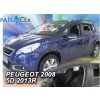 Deflektory - protiprievanové plexi Peugeot 2008 2013 - 2019