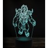 Beling 3D lampa,Tauren, 7 Farebná V1I