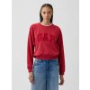 GAP Oversize mikina s logom Červená XXS