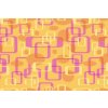 Dimex fototapeta Ružové a žlté štvorca XL-379 | 330 x 220 cm (Vliesová fototapeta | lepidlo zdarma)