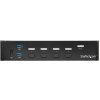 StarTech.com 4 Port DisplayPort KVM Switch - DP KVM Switch with Audio and Built-in USB 3.0 Hub for Peripherals - 4K 30Hz (SV431DPU3A2) - Přepínač KVM / USB - 4 x KVM / zvuk / USB + 3 x SuperSpeed USB