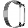 Tactical 686 Loop Magnetický Kovový Řemínek pro Xiaomi Mi Band 5 stříbrná 8596311115325