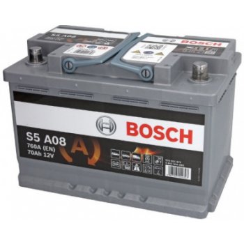 BOSCH S5A 080, 70Ah, 12V, AGM :: Battery Import EU