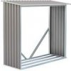 Prístrešok na drevo G21 WOH 136 182 x 160 x 75 cm sivý 63900493