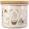 Muurla Dóza s vekom Moomins Bon Appétit 1,3l, smalt-korok / béžová