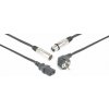 Power Dynamics CX02-10 Audio Combi Cable Schuko - XLR F / IEC F - XLR M 10M