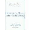 Roßhalde. Knulp. Demian; Siddhartha (Hermann Hesse,Volker Michels)(Pevná)