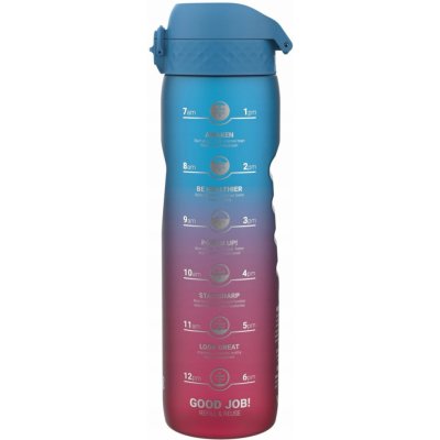 Ion8 Leak Proof láhev Motivator Blue Pink 1 l