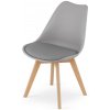 Dizajnová stolička ENZO 007 sivá Počet stoličiek: 2ks