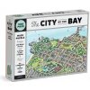 GALISON Puzzle Město v zálivu San Francisco 2v1, 1000 dílků