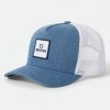 BRIXTON šiltovka - Alpha Block X C Mp Mesh Cap Denim/White (DNMWH) veľkosť: O/S