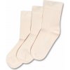 Minipop detské bambusové ponožky 3 páry krémové Off White