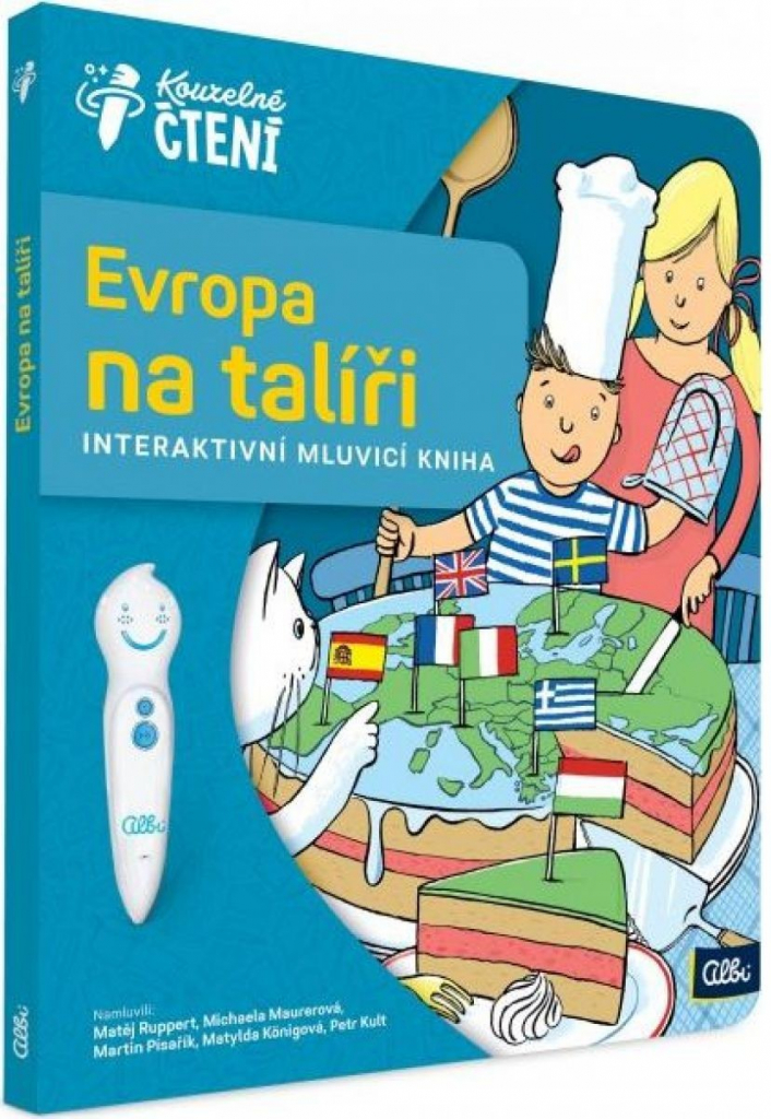 Albi Kúzelné čítanie Kniha Európa na tanieri
