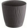 Kvetináč plast čierny Prosperplast 13,9 cm x 14,9 cm x 13,9 cm