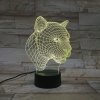 3Dmix 3DL-CLK018 – 3D LED nočná lampa - Puma (Hodiny s budíkom)