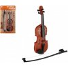 Plastové mini husličky 26 cm s archetom pre deti