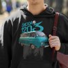 Mikina s potlačou ŠKODA 1203 Dámsky Čierna S