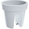 Prosperplast kvetináč na zábradlie LOFLY RAILING 24,5 cm biely