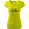 Beer - periodická tabuľka - Dámske tričko Pure - L ( Limetková )