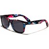 Retro Dámske Slnečné okuliare wayfarer Flowers