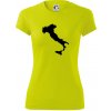 Taliansko obrys - Dámske Fantasy športové (dresovina) - 2XL ( Neonová žltá )