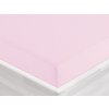Jersey napínacie prestieradlo JR-032 Púdrovo ružová 90 x 200 - výška 20 cm