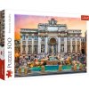 TREFL - Puzzle - Fontana Di Trevi Rím - 500 Dielov