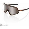 100% GLENDALE okuliare, matte translucent brown fade/HiPER silver mirror