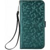 Peňaženkové puzdro Honeycomb Dot Texture Case zelené – Samsung Galaxy Xcover 7 Pro