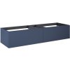 Elita Look Slim skrinka 160x44.9x31.8 cm závesná kúpeľňová skrinka pod umývadlo modrá RE081604027030